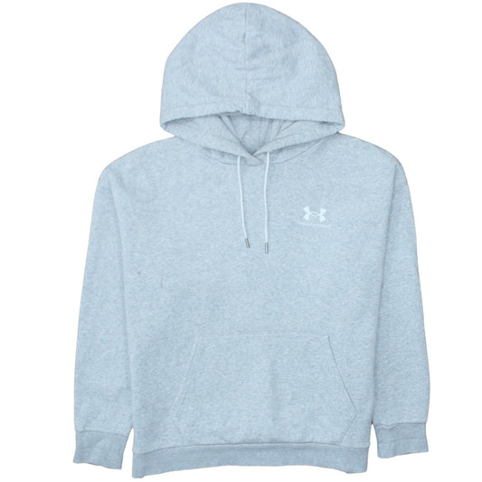 Mens UK Size L Under armour Grey Pullover Hoodie