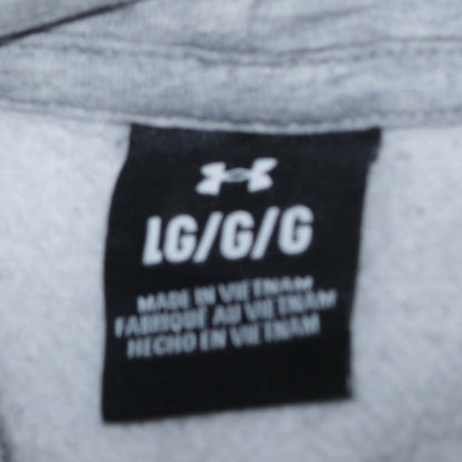 Mens UK Size L Under armour Grey Pullover Hoodie