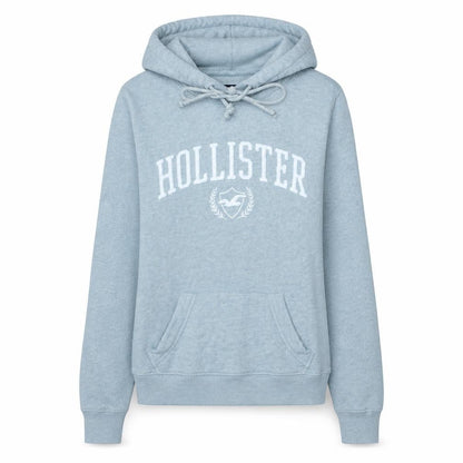 Womens UK Size XS Hollister Grey Pullover Hoodie