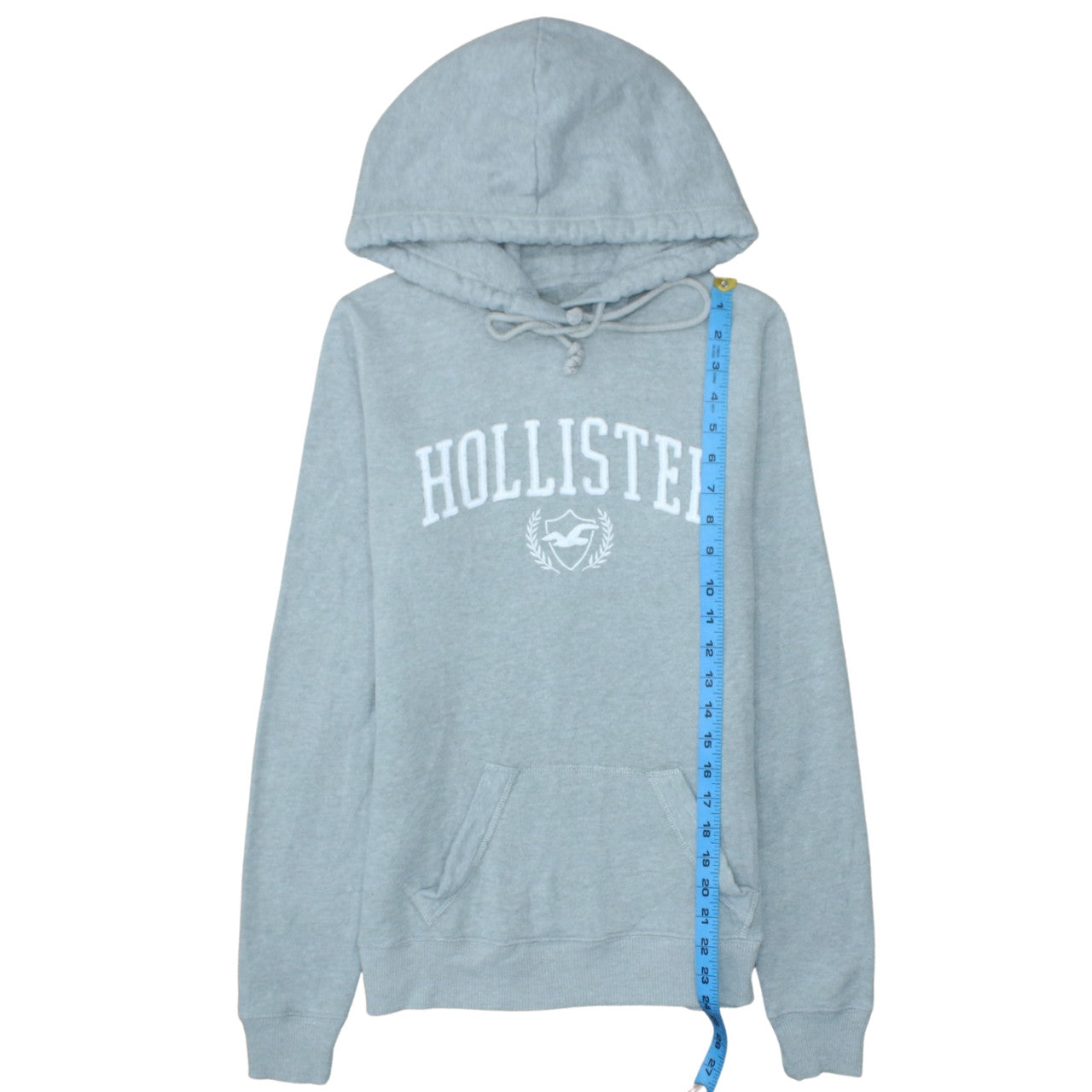 Womens UK Size XS Hollister Grey Pullover Hoodie