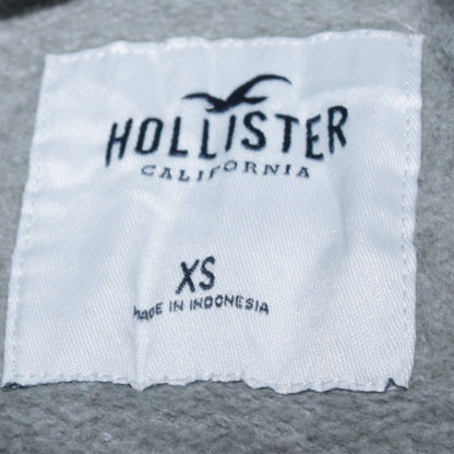 Womens UK Size XS Hollister Grey Pullover Hoodie