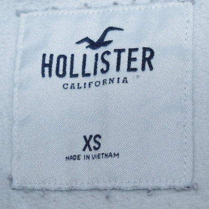 Womens UK Size XS Hollister White Pullover Sweatshirt