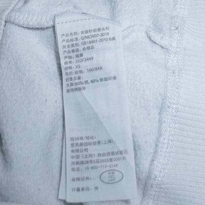 Womens UK Size XS Hollister White Pullover Sweatshirt
