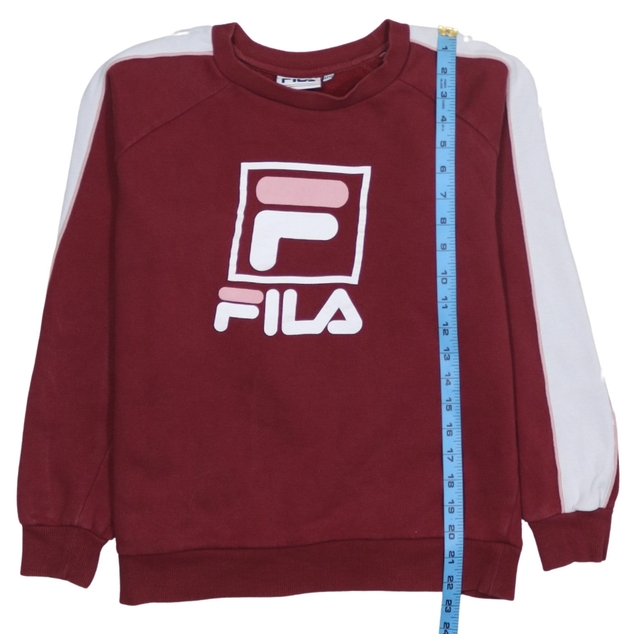 Womens UK Size 12 FILA Red Pullover Sweatshirt