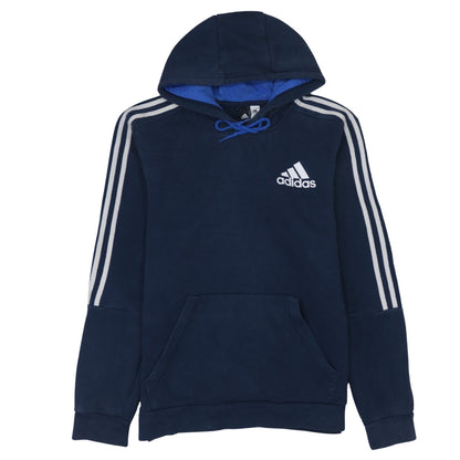 Mens UK Size M adidas Blue Pullover Hoodie