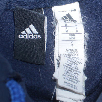 Mens UK Size M adidas Blue Pullover Hoodie