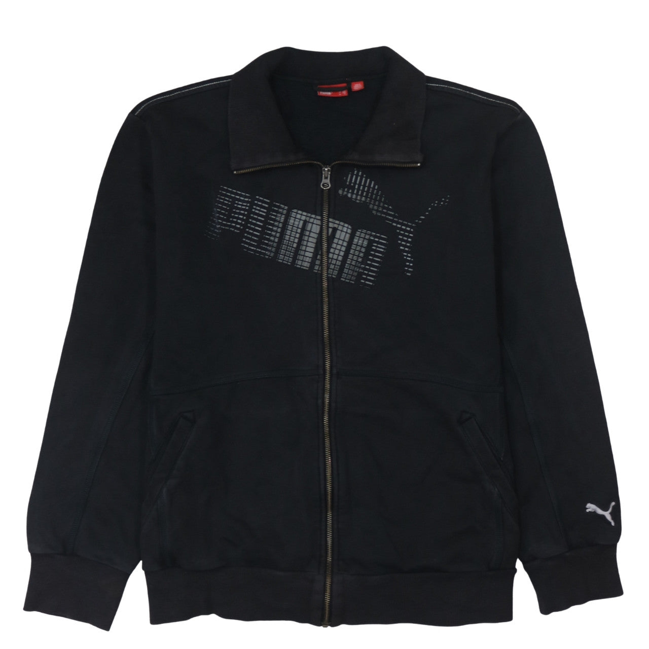 Mens UK Size XL PUMA Black Full Zip Sweatshirt