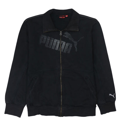Mens UK Size XL PUMA Black Full Zip Sweatshirt