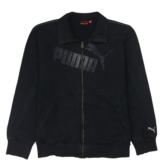 Mens UK Size XL PUMA Black Full Zip Sweatshirt