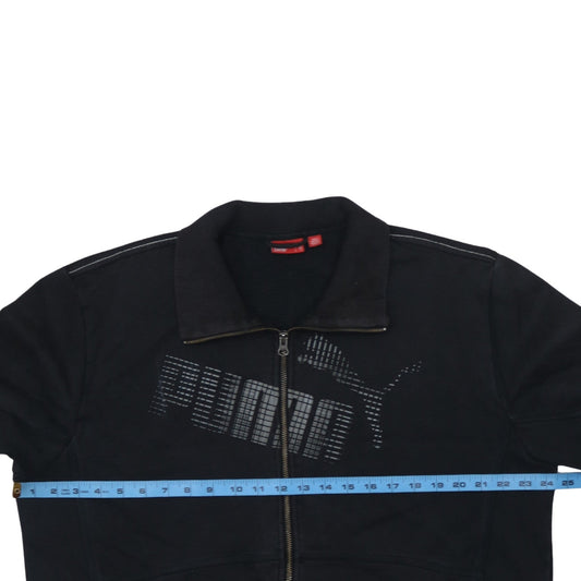 Mens UK Size XL PUMA Black Full Zip Sweatshirt