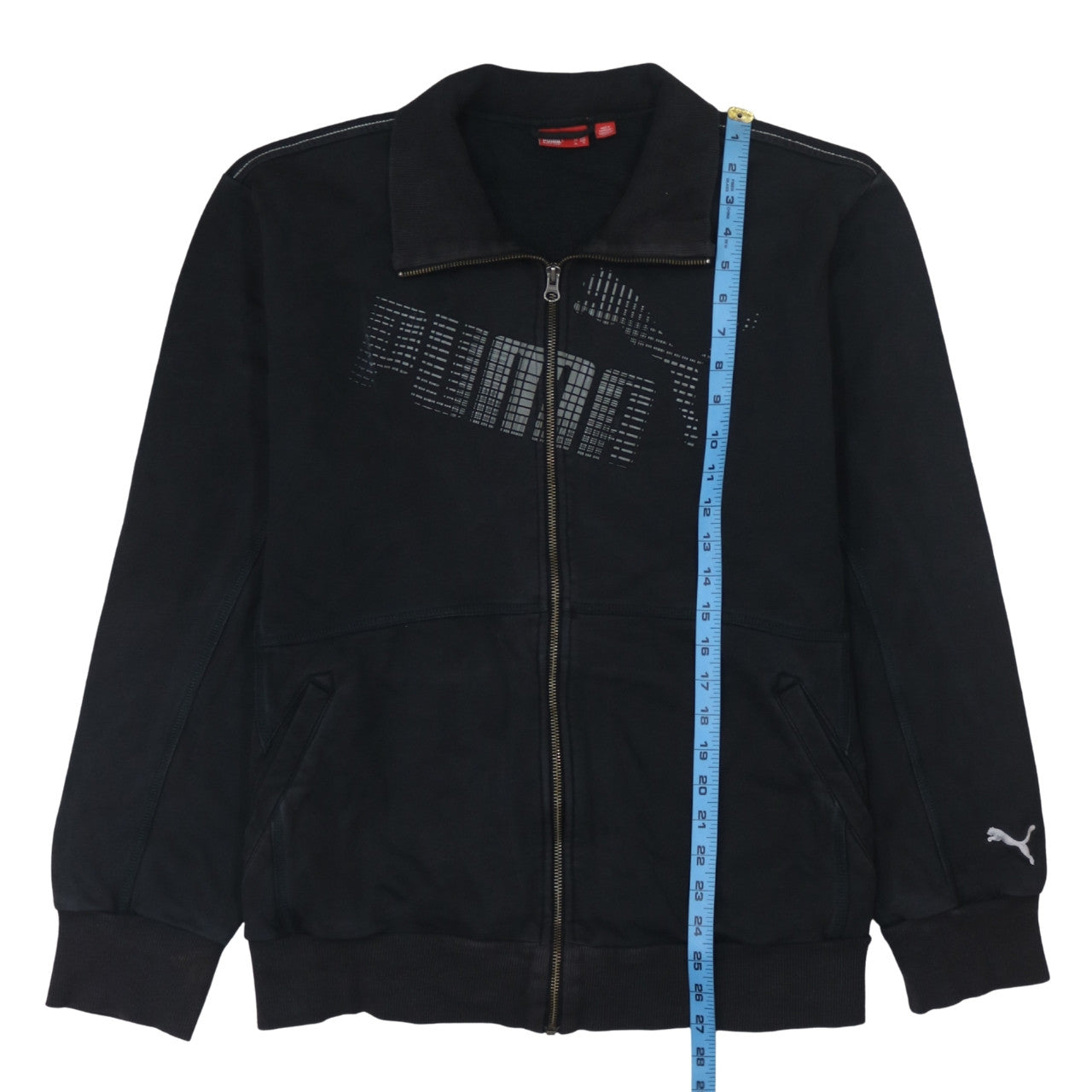 Mens UK Size XL PUMA Black Full Zip Sweatshirt