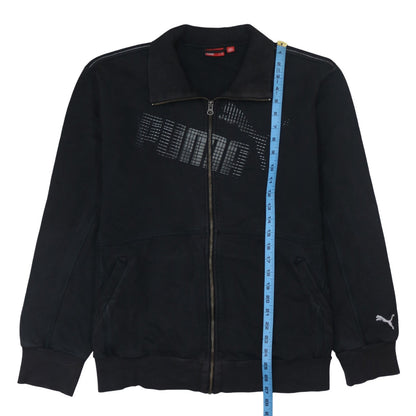 Mens UK Size XL PUMA Black Full Zip Sweatshirt