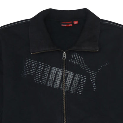 Mens UK Size XL PUMA Black Full Zip Sweatshirt