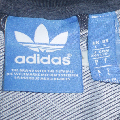 Mens UK Size L adidas Black Full Zip Hoodie