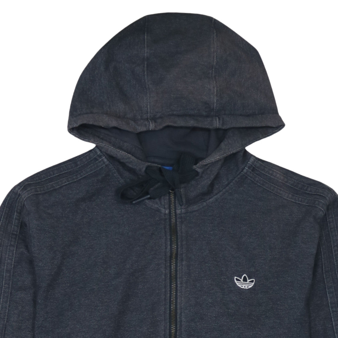 Mens UK Size L adidas Black Full Zip Hoodie