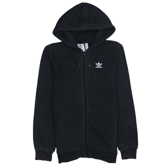 Mens UK Size XS adidas Black Full Zip Hoodie