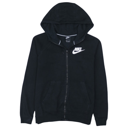 Mens UK Size S Nike Black Full Zip Hoodie