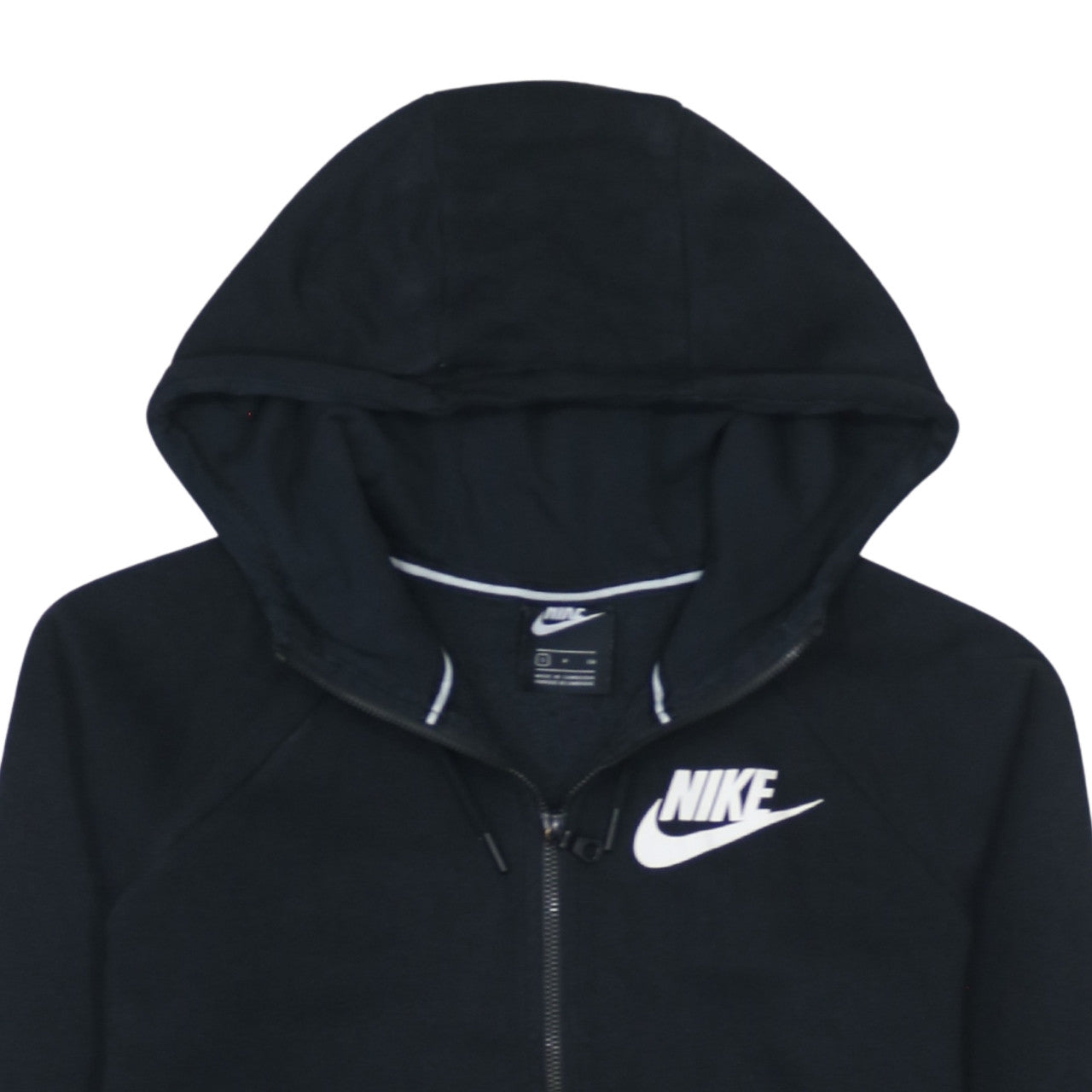 Mens UK Size S Nike Black Full Zip Hoodie