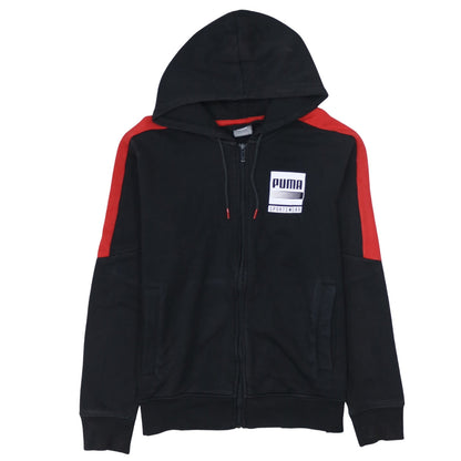 Mens UK Size S PUMA Black Full Zip Hoodie