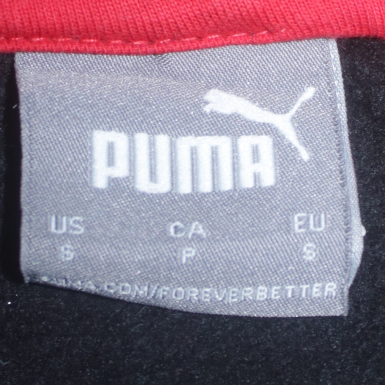 Mens UK Size S PUMA Black Full Zip Hoodie