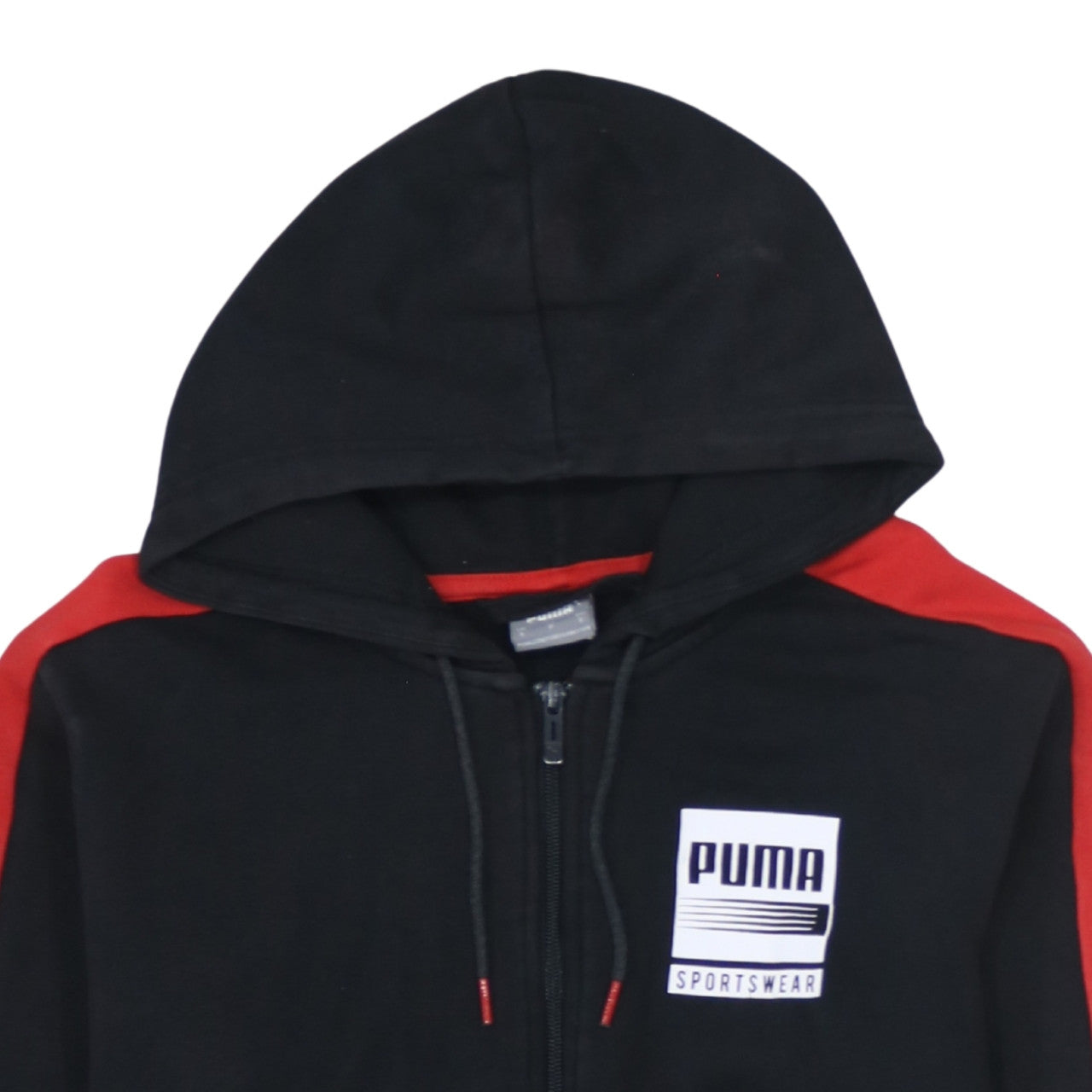 Mens UK Size S PUMA Black Full Zip Hoodie
