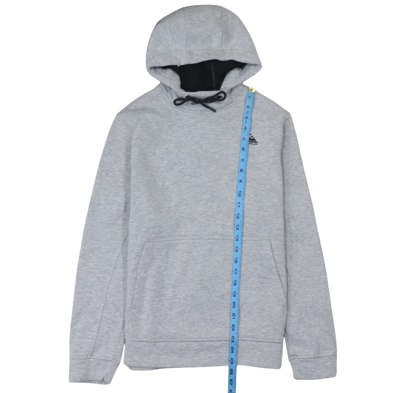 Mens UK Size M Quiksilver Grey Pullover Hoodie