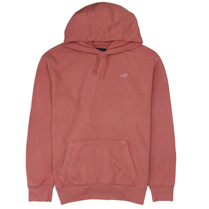 Mens UK Size XL Hollister Pink Pullover Hoodie