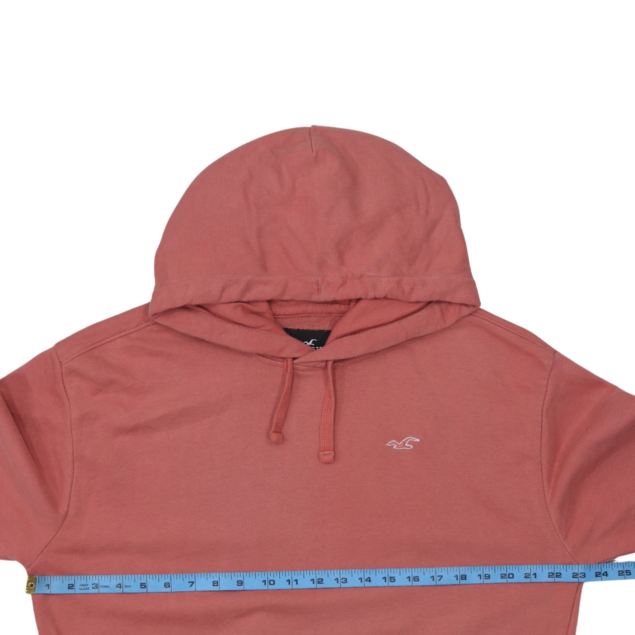 Mens UK Size XL Hollister Pink Pullover Hoodie