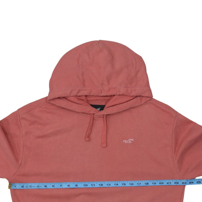 Mens UK Size XL Hollister Pink Pullover Hoodie