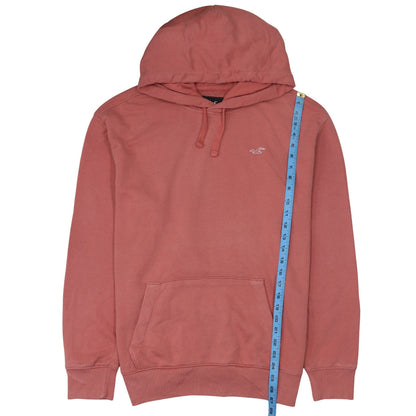 Mens UK Size XL Hollister Pink Pullover Hoodie