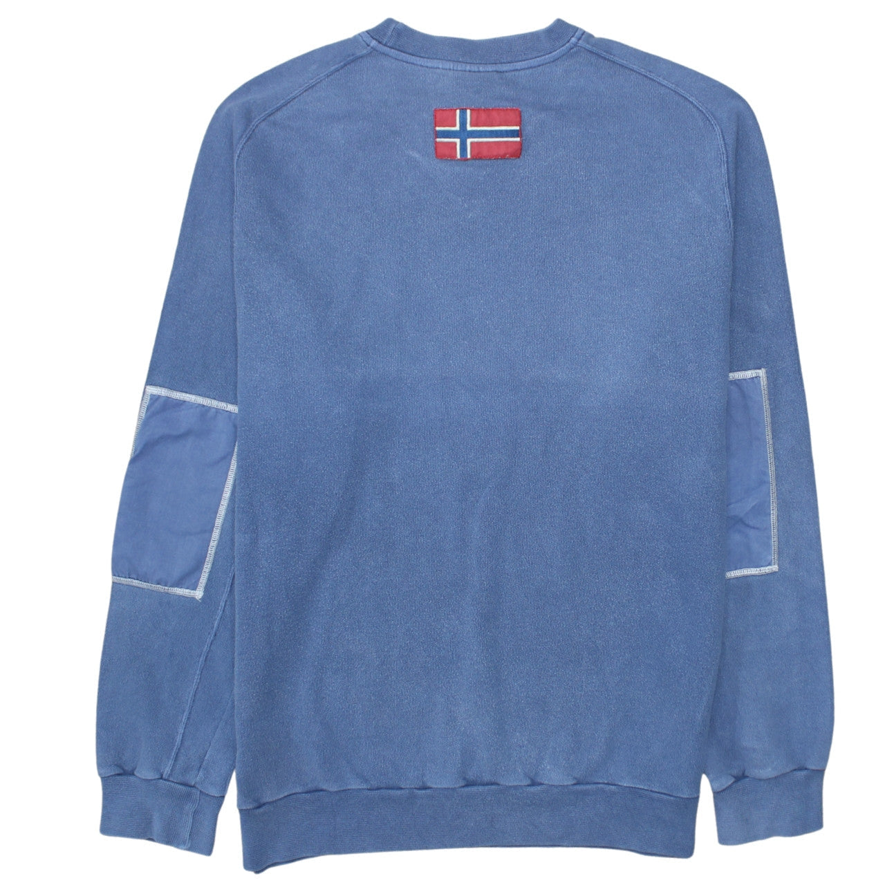 Mens UK Size L Napapijri Blue Pullover Sweatshirt