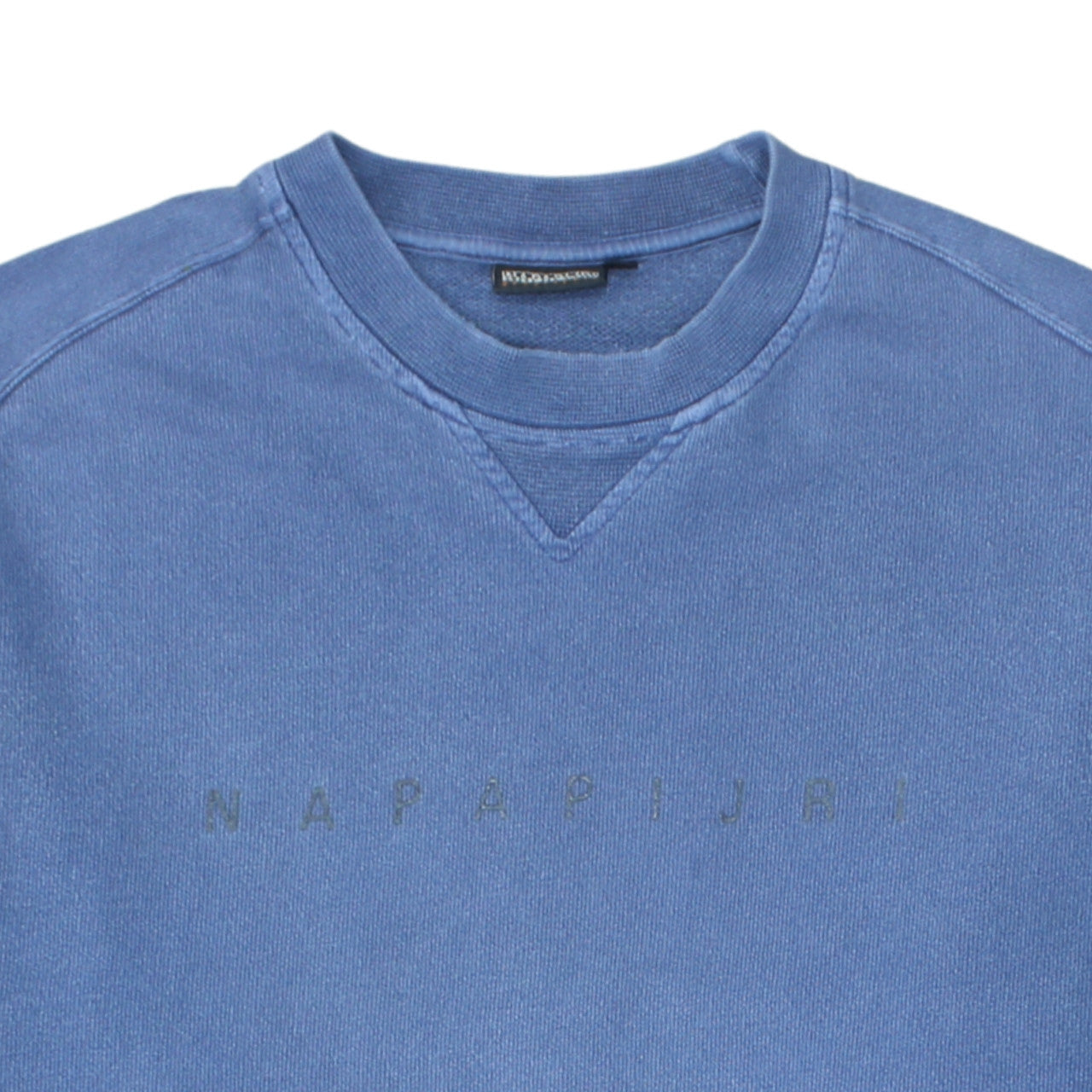 Mens UK Size L Napapijri Blue Pullover Sweatshirt