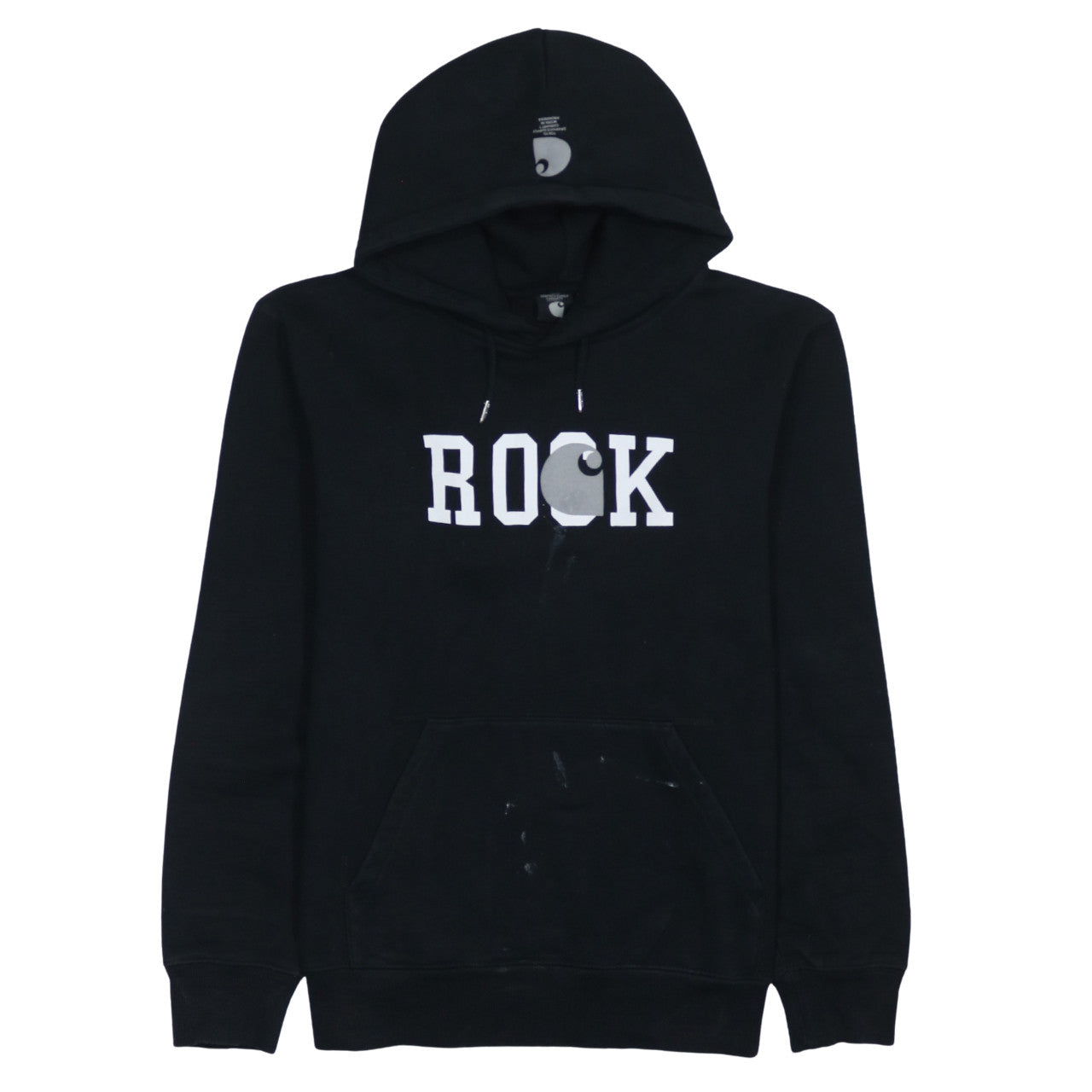 Mens UK Size M Carhartt Black Pullover Hoodie