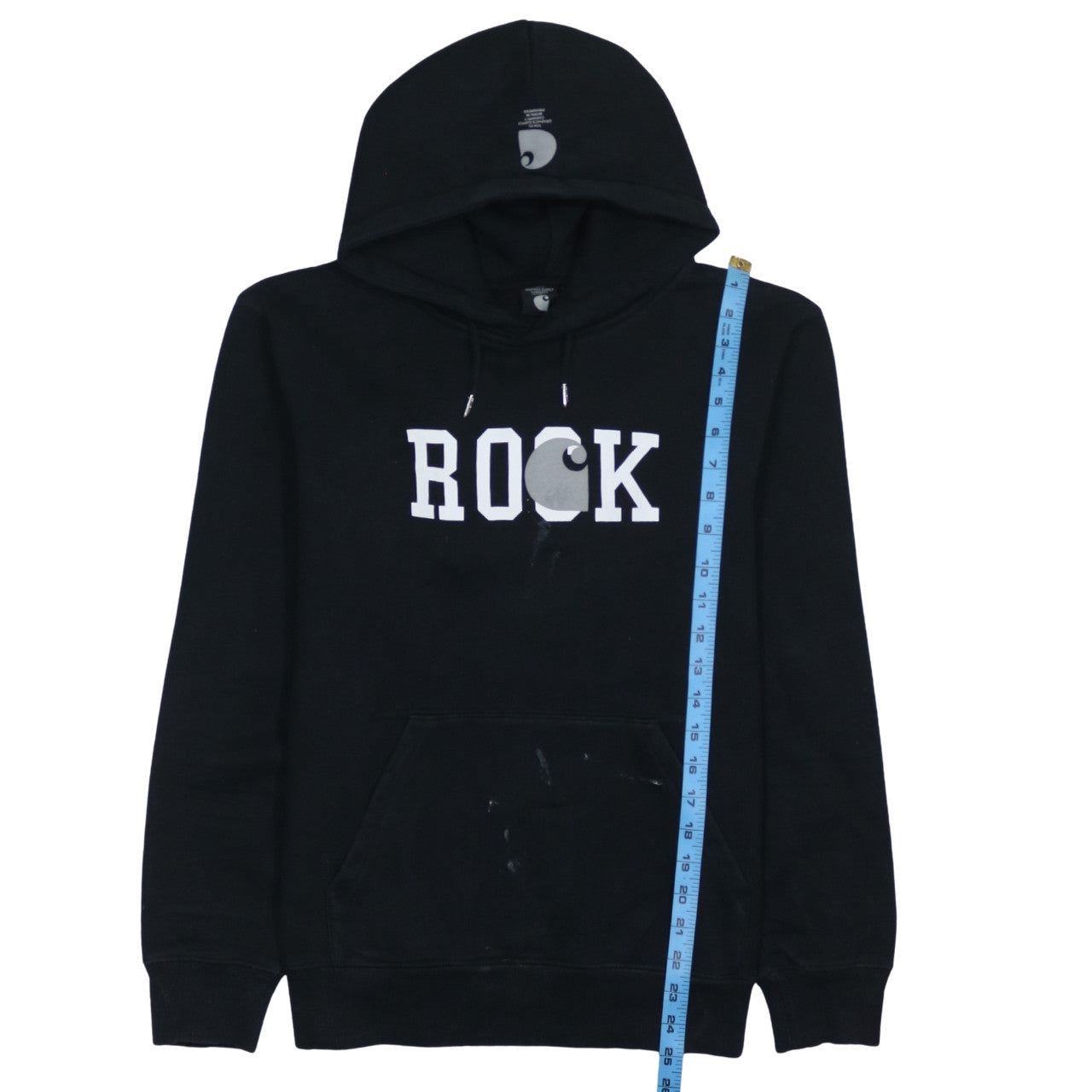 Mens UK Size M Carhartt Black Pullover Hoodie