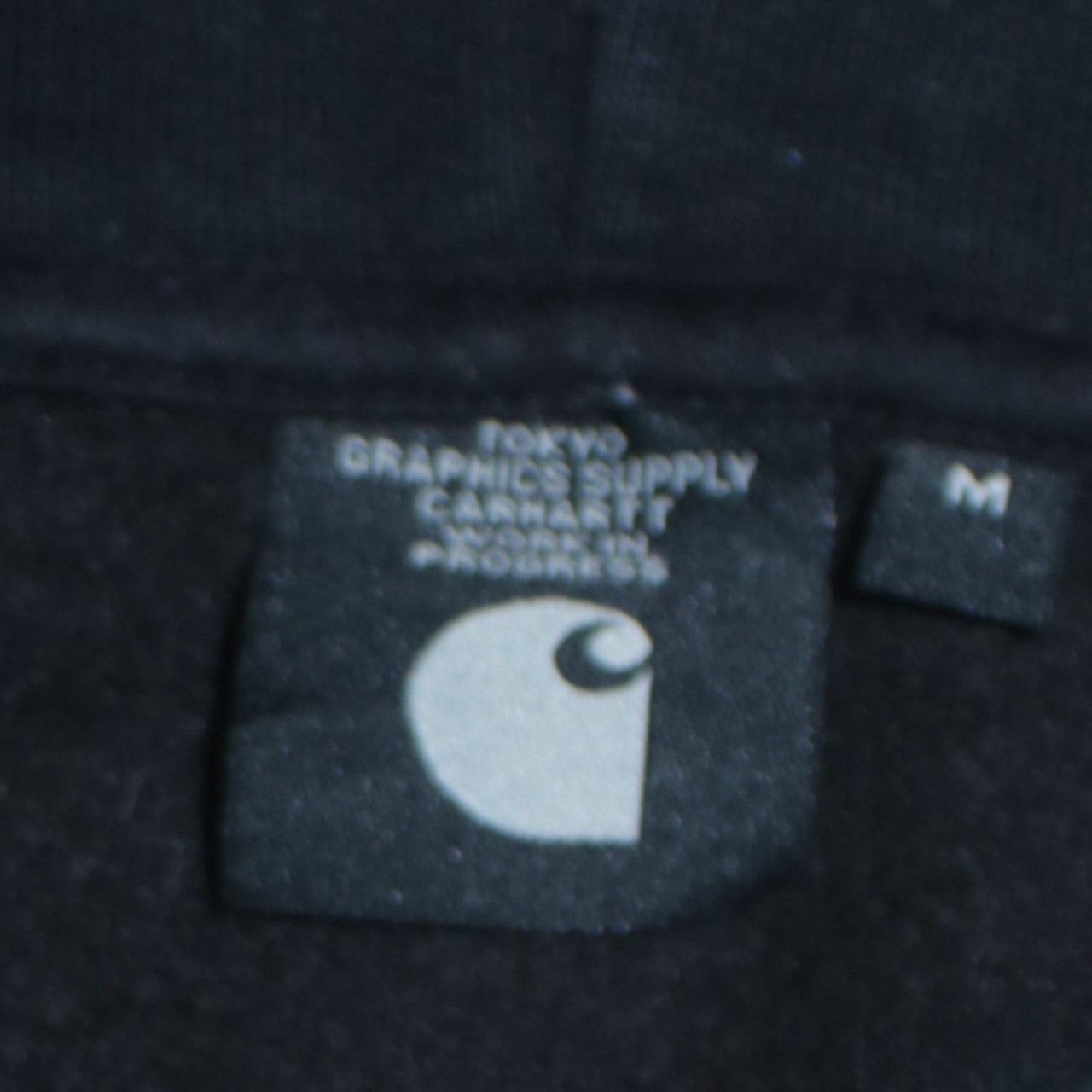 Mens UK Size M Carhartt Black Pullover Hoodie