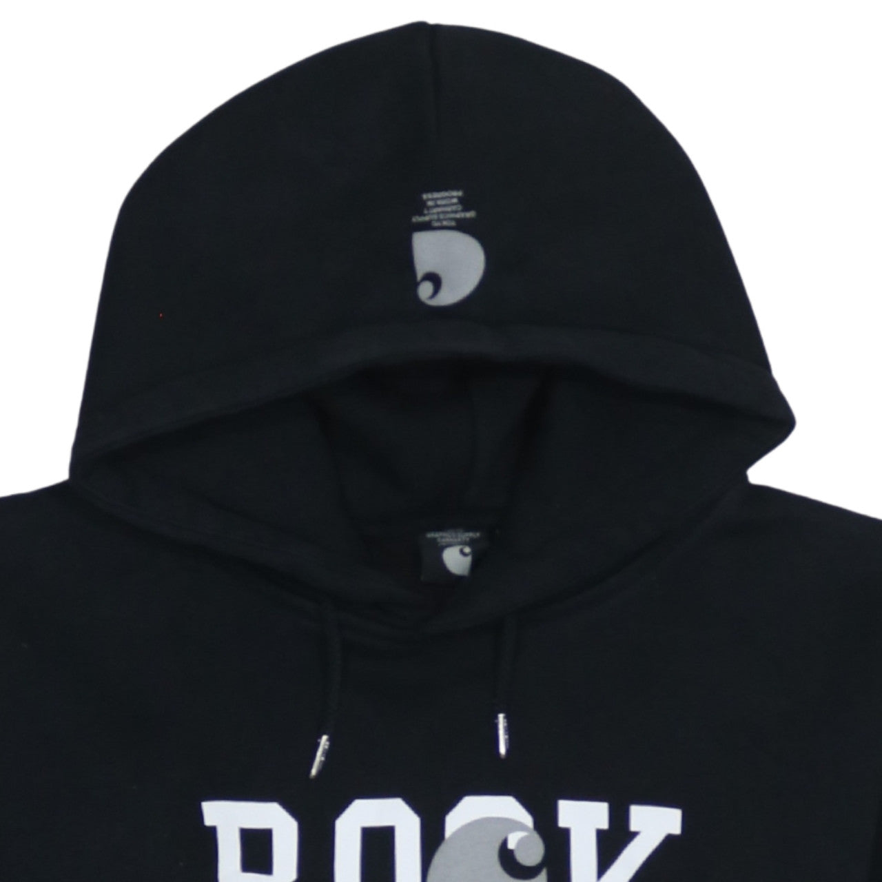 Mens UK Size M Carhartt Black Pullover Hoodie