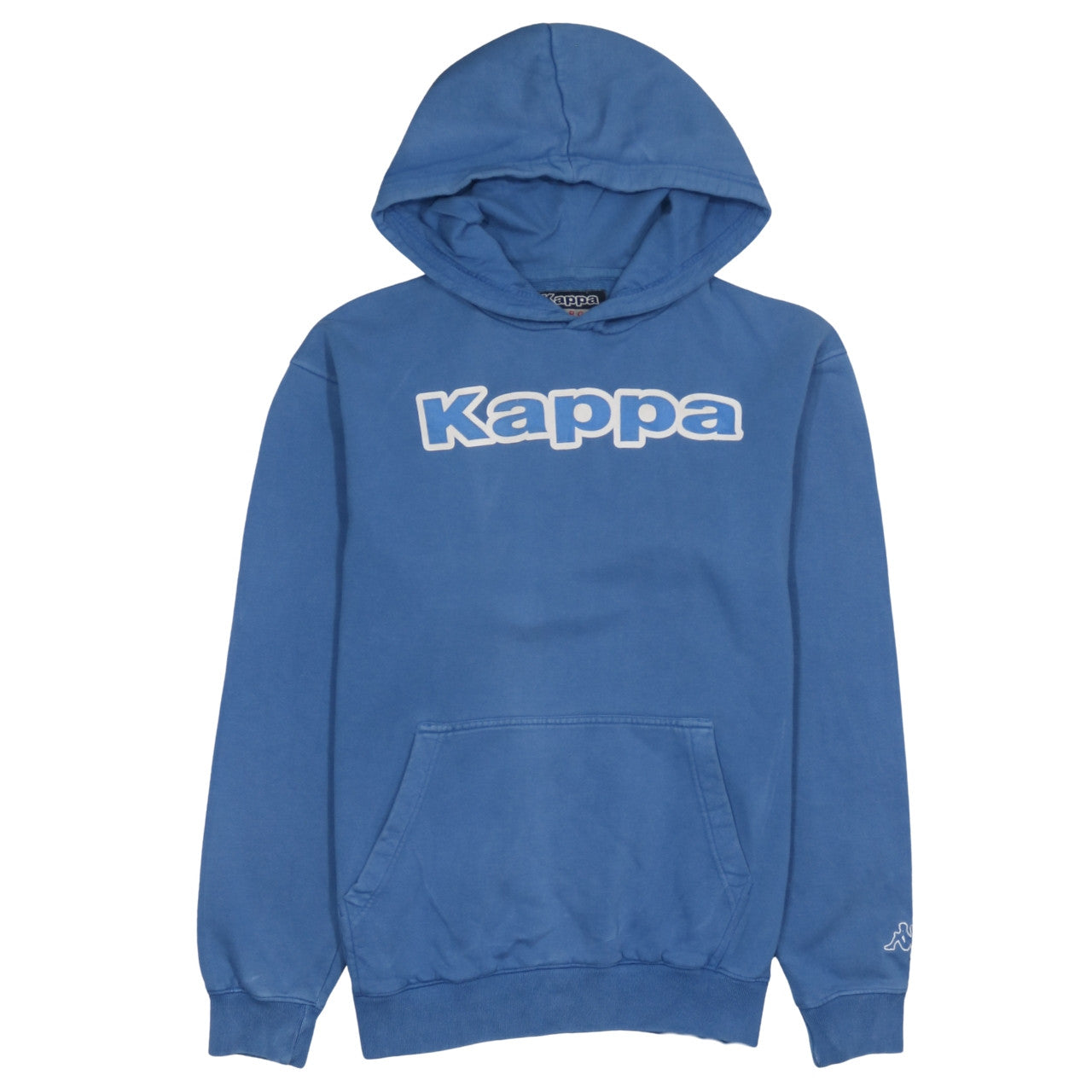 Mens UK Size L Kappa Blue Pullover Hoodie