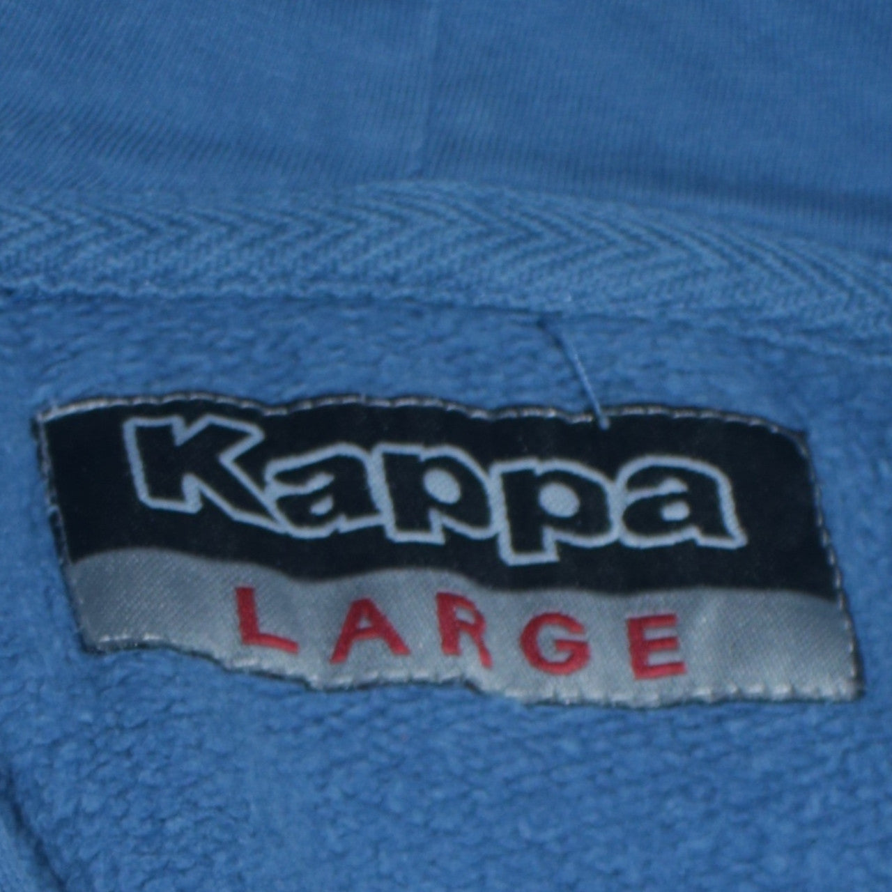 Mens UK Size L Kappa Blue Pullover Hoodie