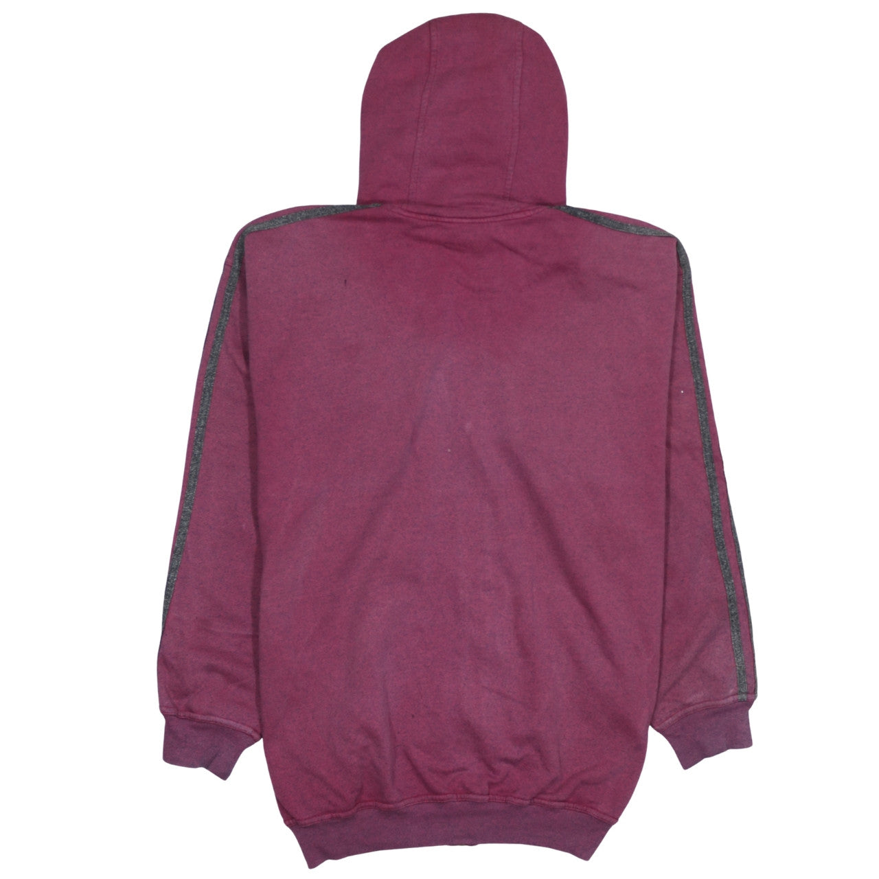 Mens UK Size M adidas Purple Full Zip Hoodie