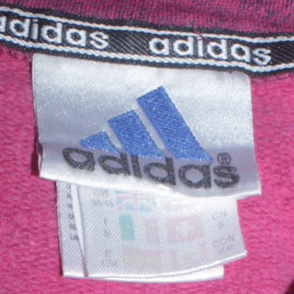 Mens UK Size M adidas Purple Full Zip Hoodie