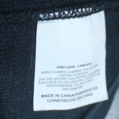 Mens UK Size L Converse Blue Full Zip Sweatshirt
