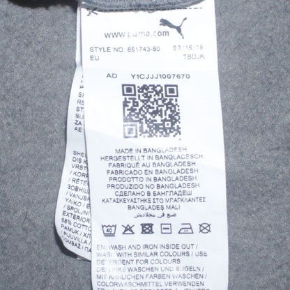 Mens UK Size S PUMA Grey Pullover Hoodie