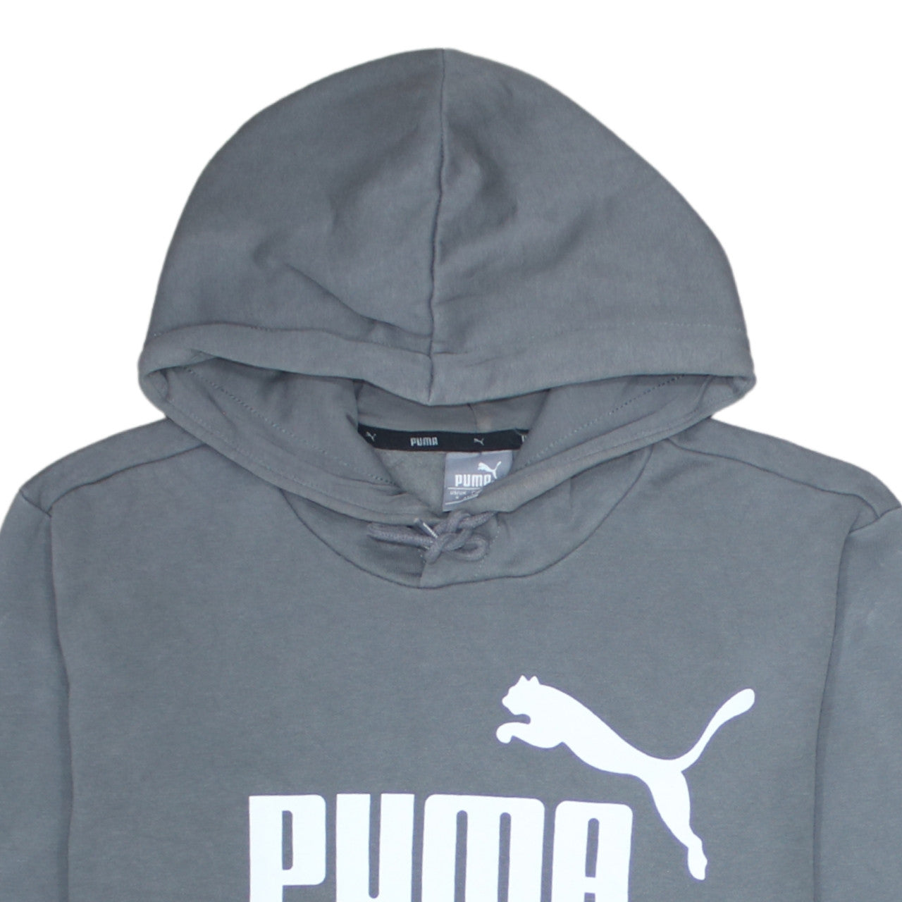 Mens UK Size S PUMA Grey Pullover Hoodie