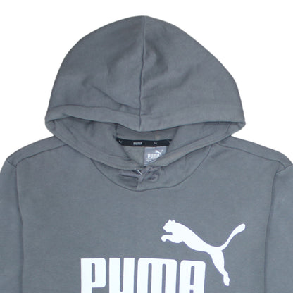 Mens UK Size S PUMA Grey Pullover Hoodie