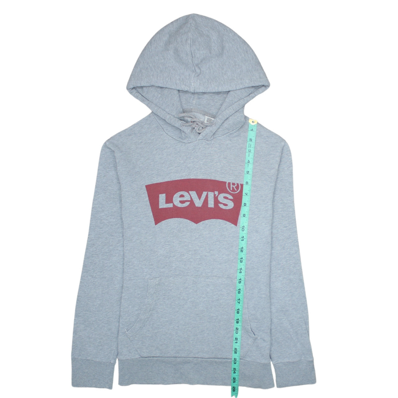 Mens UK Size S Levi's Grey Pullover Hoodie