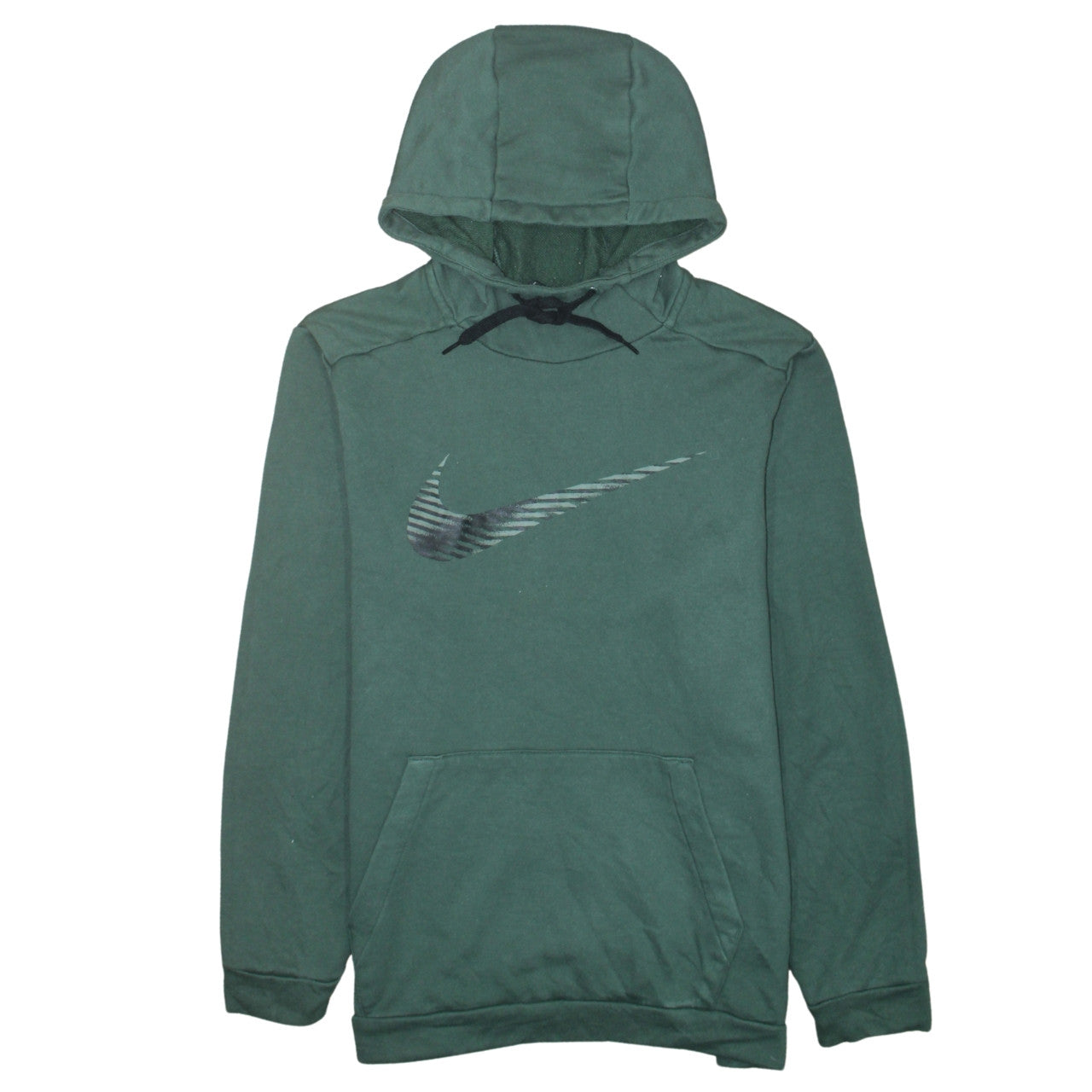 Mens UK Size L Nike Green Pullover Hoodie
