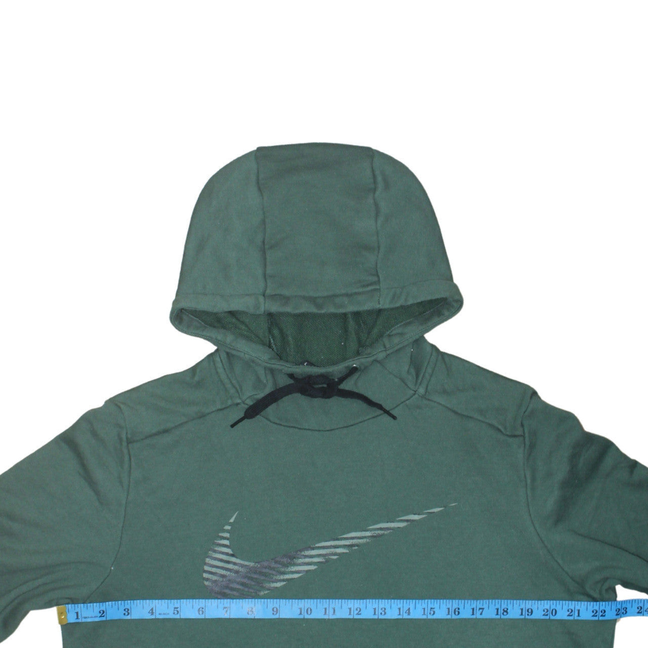 Mens UK Size L Nike Green Pullover Hoodie