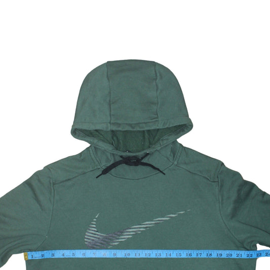 Mens UK Size L Nike Green Pullover Hoodie