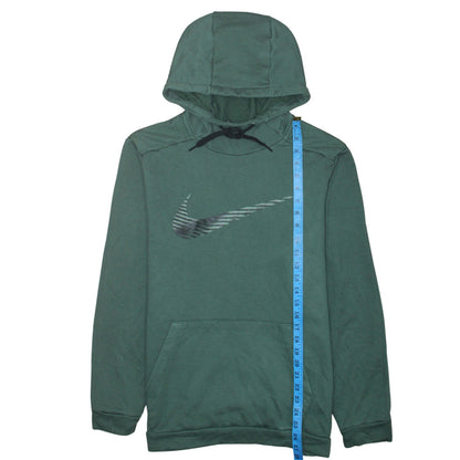 Mens UK Size L Nike Green Pullover Hoodie