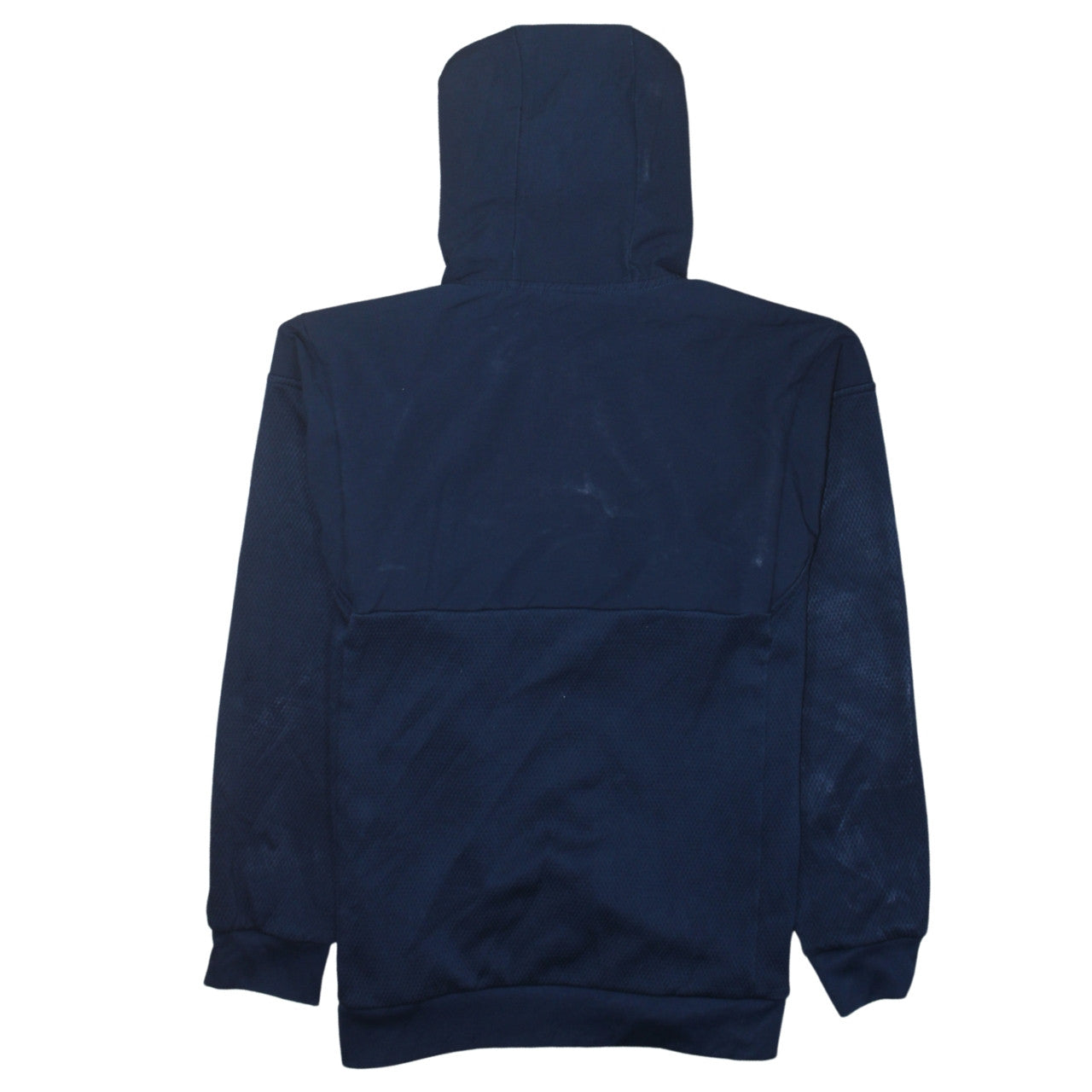 Mens UK Size M adidas Blue 1/2 Zip Hoodie